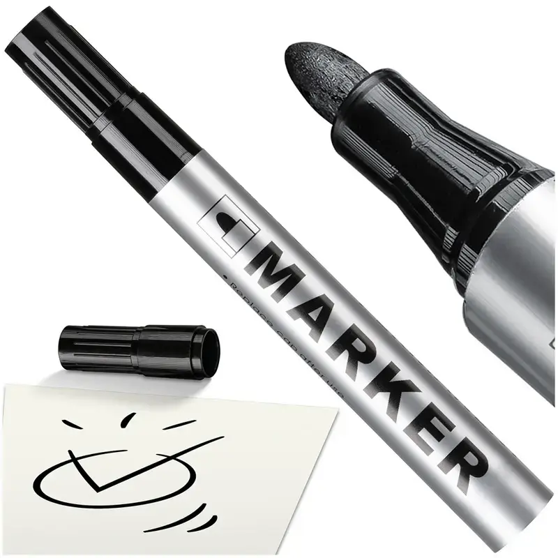Wodoodporny Marker Permanentny Czarny