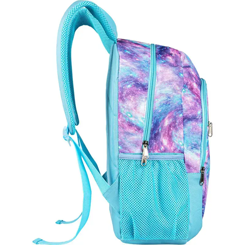 Plecak Szkolny w Zestawie Lunch BOX + Piórnik Galaxy Girl - obrazek 4