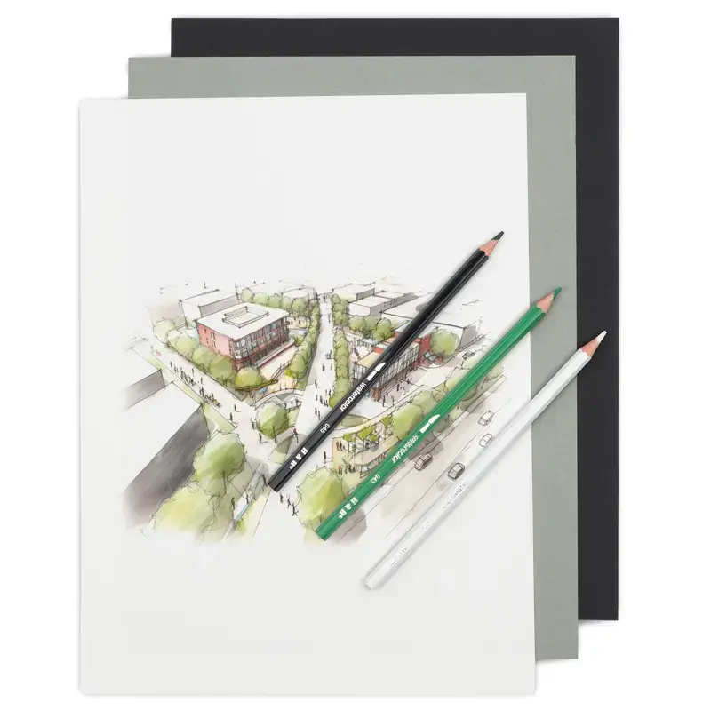 Blok Rysunkowy Uniwersalny - A4, 25 arkuszy, 5 kolorów - obrazek 7