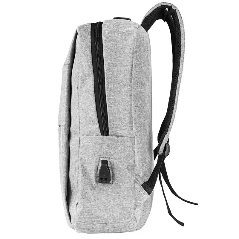 Plecak na Laptopa z USB 15,6 Unisex - obrazek 3