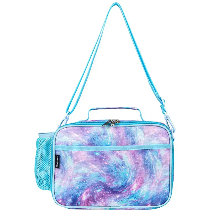 Plecak Szkolny w Zestawie Lunch BOX + Piórnik Galaxy Girl - obrazek 6