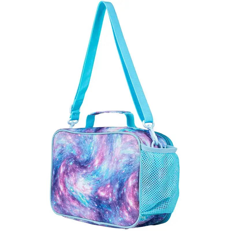 Plecak Szkolny w Zestawie Lunch BOX + Piórnik Galaxy Girl - obrazek 7