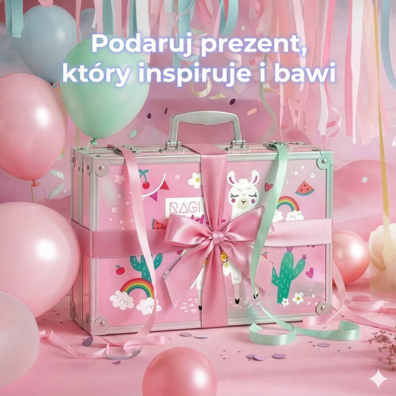 Zestaw do Malowania dla Małego Artysty z Motywem Lamy - 145 elementów - obrazek 10
