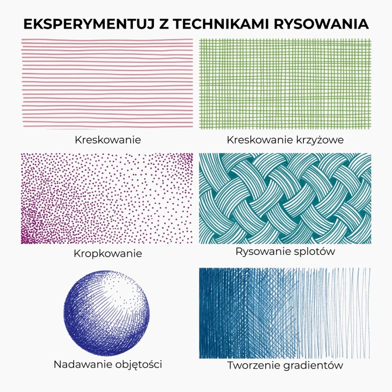 Cienkopisy Fineliner Kreślarski - Zestaw 48 Kolorów 0.4mm - obrazek 7