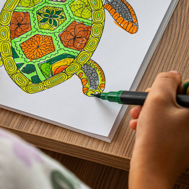 Kolorowanki dla dorosłych i dzieci NATURE ADVENTURE - obrazek 16