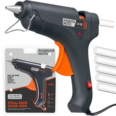 PISTOLET DO KLEJU NA GORĄCO 100W + 5 WKŁADÓW KLEJU 11x200 mm
