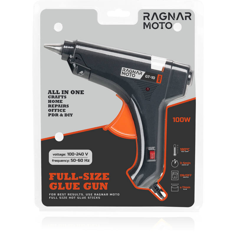 PISTOLET DO KLEJU NA GORĄCO 100W + 5 WKŁADÓW KLEJU 11x200 mm - obrazek 2