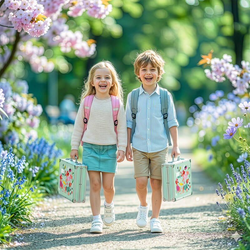 Zestaw Malowania Rysowania Dla Dzieci Kredki Farby Pisaki Pastele Walizka - obrazek 9